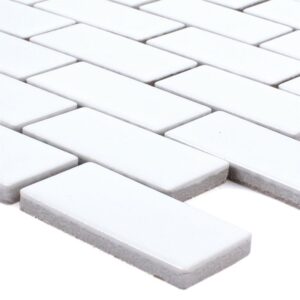 Mattonella in Ceramica bianca di cm 2,5x5 per la sublimazione