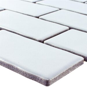 Mattonella in Ceramica bianca di cm. 2,5x7,5 per la sublimazione