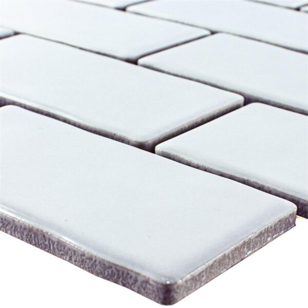 Mattonella in Ceramica bianca cm. 3x10 per la sublimazione