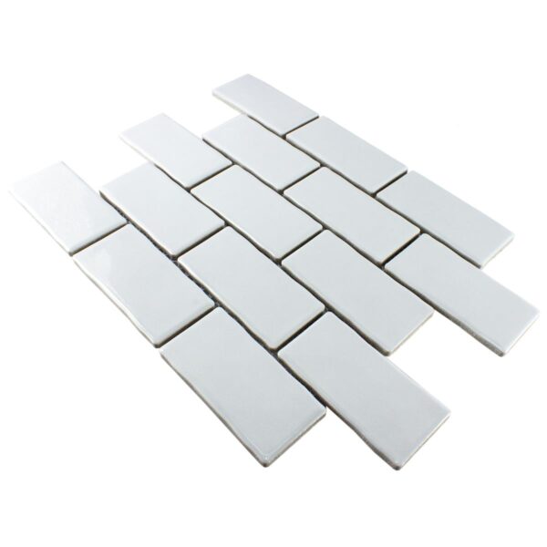 Mattonella in Ceramica bianca cm. 3x10 per la sublimazione - immagine 2