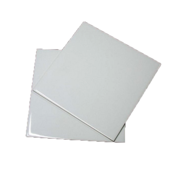 Mattonella bianca cm. 15x15 in ceramica per la stampa sublimatica - immagine 2