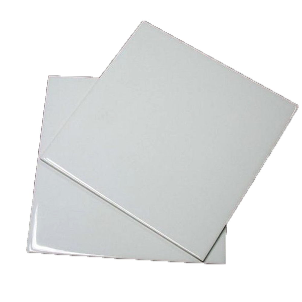 Mattonella Bianca Smaltata Per Sublimazione Cm 20x20. Pacco Da 80