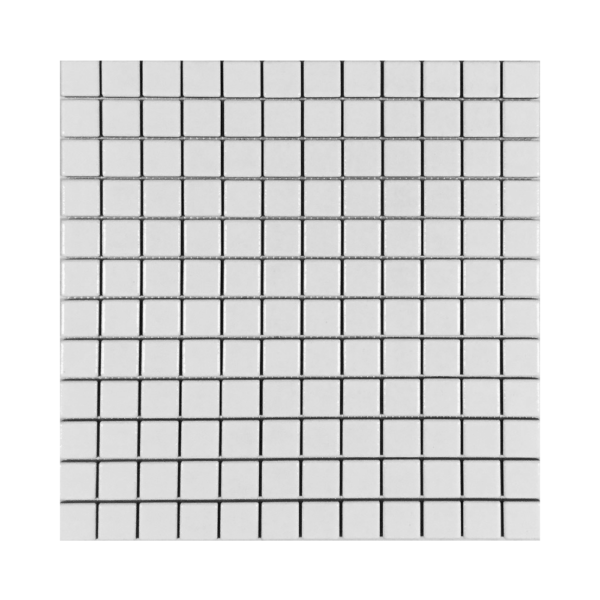 Rete Mattonella bianca cm. 2,5x2,5 ceramica per la stampa sublimatica.