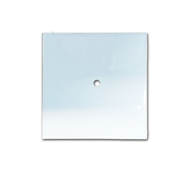 Mattonella cm. 20x20 ceramica bianca forata per la sublimazione - immagine 2