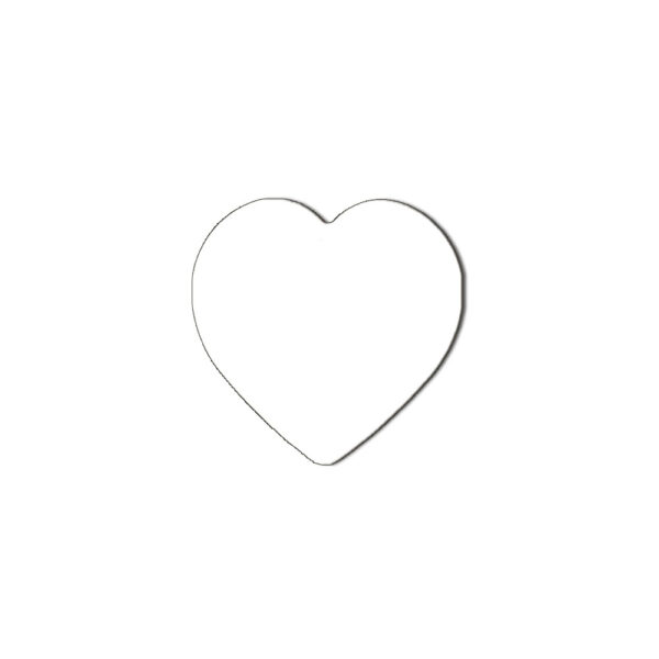 Cuore in MDF di cm. 15x15 per la sublimazione