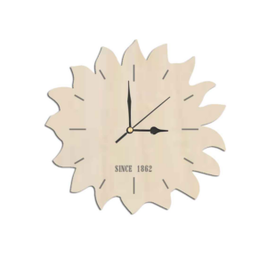 Orologio MDF Sagomato cm. 20x20 con meccanismo e lancette
