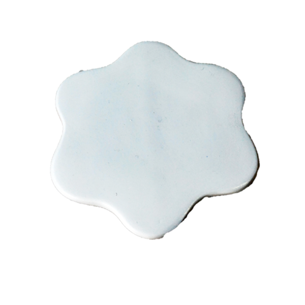 Poggiapentole fiore cm. 11X11 in terracotta per la sublimazione