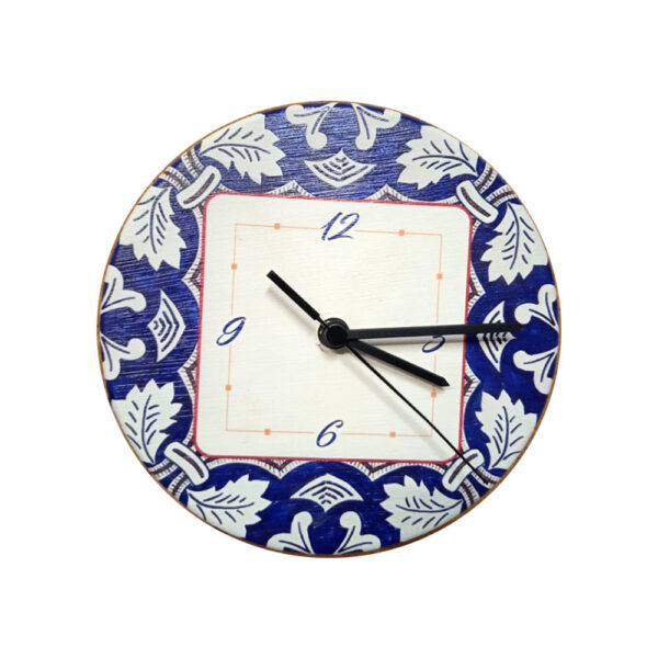 Orologio Tondo in Terracotta da Tavolo con Stampa Decori Assortiti Ø 10 - immagine 12