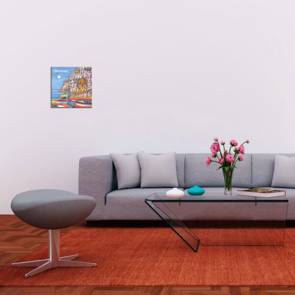 Quadro Mosaico di Varie Misure con 4 mattonelle in ceramica e Stampa di Paesaggi Vari e Soggetti Sacri - immagine 19