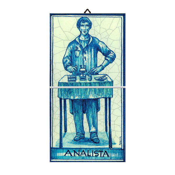 Mosaico Mattonelle cm. 15x30 con Stampa dei Vari Mestieri - immagine 2