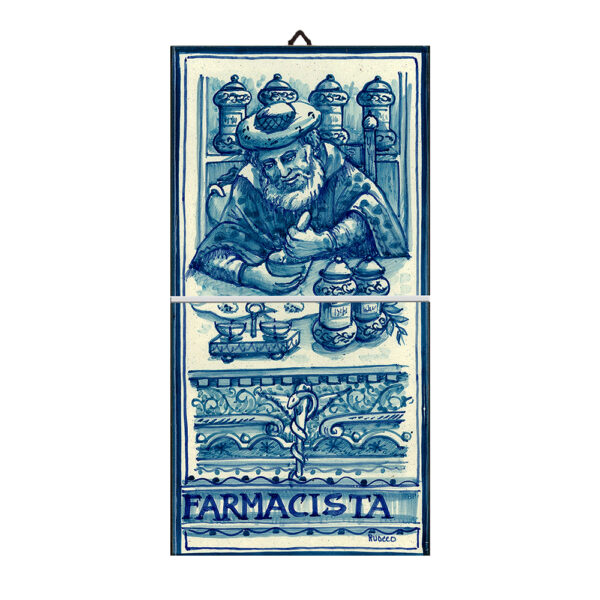 Mosaico Mattonelle cm. 15x30 con Stampa dei Vari Mestieri - immagine 12