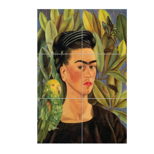 Quadro Mosaico di Varie Misure, con 6 mattonella in Ceramica con Stampe Varie della linea Arte - immagine 2