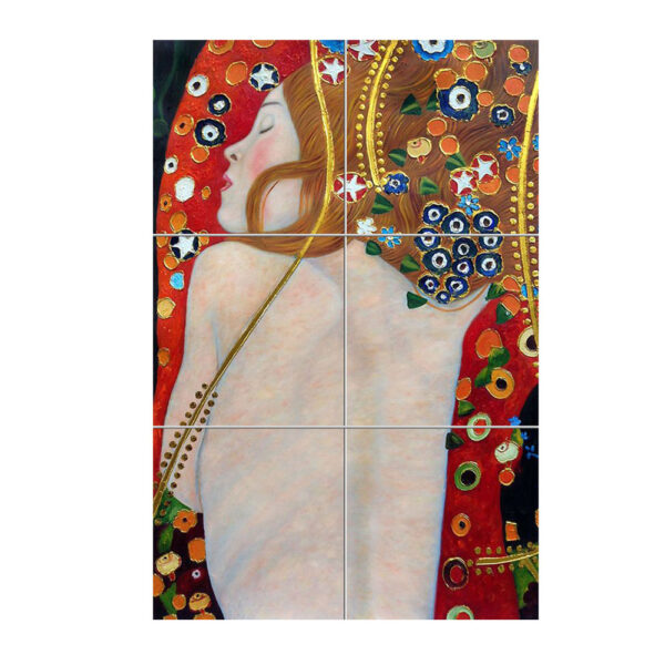 Quadro Mosaico di Varie Misure, con 6 mattonella in Ceramica con Stampe Varie della linea Arte - immagine 4