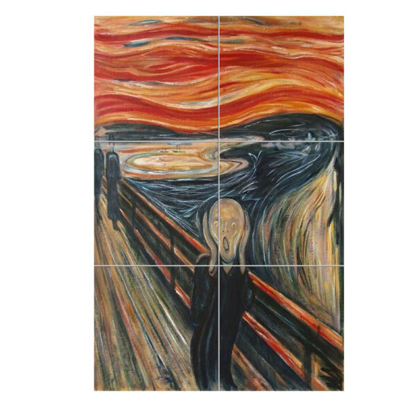 Quadro Mosaico di Varie Misure, con 6 mattonella in Ceramica con Stampe Varie della linea Arte - immagine 6