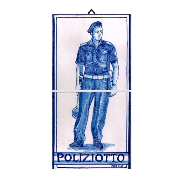 Mosaico Mattonelle cm. 15x30 con Stampa dei Vari Mestieri - immagine 33