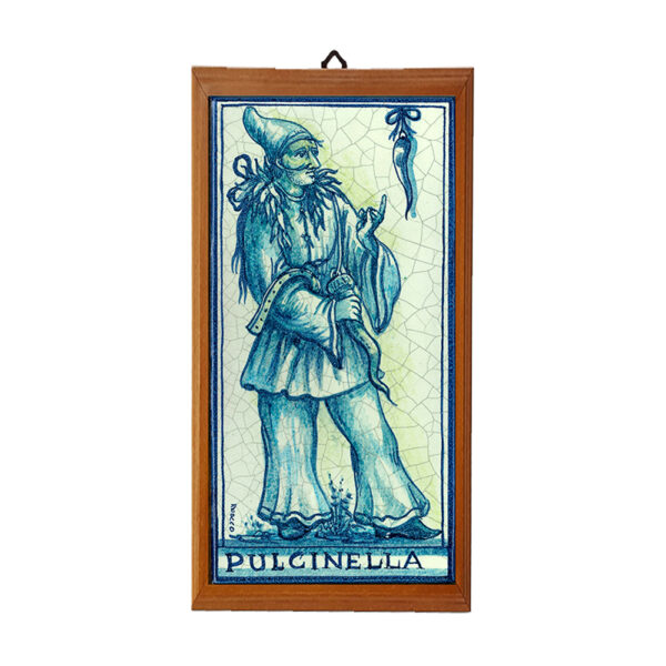 Mattonella con Stampa dei Vari Mestieri in terracotta di cm. 10x20 con cornice in legno. - immagine 38