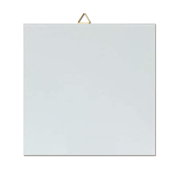 Mattonella cm. 20x20 ceramica bianca per la sublimazione - immagine 2