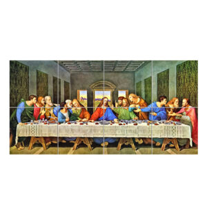 Quadro Mosaico in Ceramica Ultima Cena