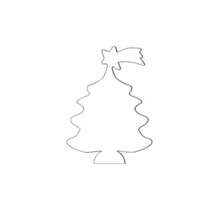 Albero di Natale in MDF cm. 16x12 per la Sublimazione
