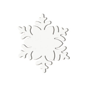 Fiocco di Neve MDF cm. 20x20 per la Sublimazione