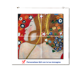 Quadro mosaico con mattonelle in ceramica di varie misure e supporto in legno con stampa personalizzata. A partire da € 3,00