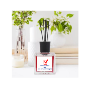 Profumatore d’ambiente 100 ml essenze varie con applicazione in MDF/Plexiglass e stampa personalizzata. A partire da € 2,50