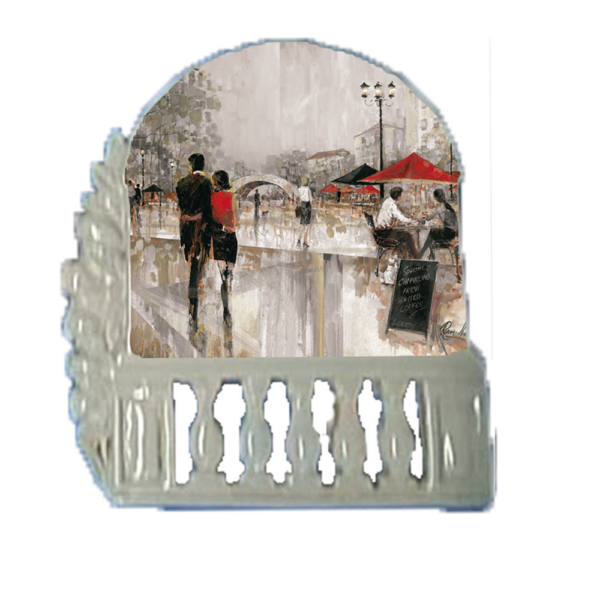 Balcone in resina per la sublimazione