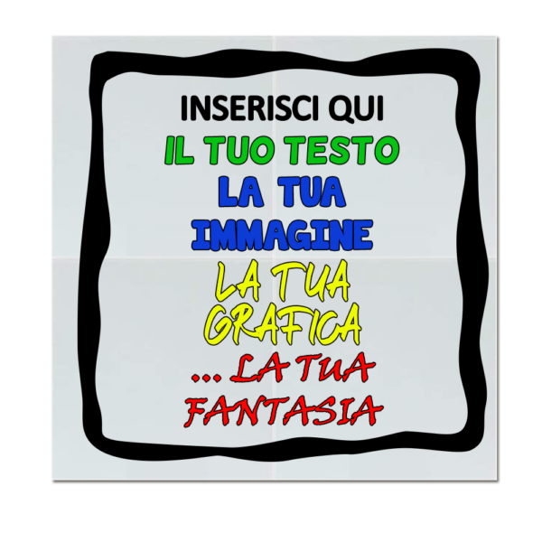Piastrelle e Mosaici di varie misure in Ceramica con la Tua Stampa Personalizzata - immagine 7
