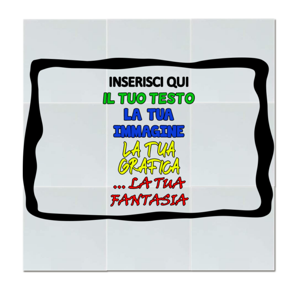 Piastrelle e Mosaici di varie misure in Ceramica con la Tua Stampa Personalizzata - immagine 11