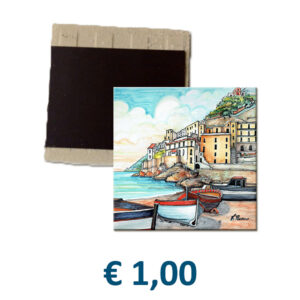 Magnete in Ceramica cm. 5x5 con stampa personalizzata € 1,00/cad.