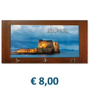 Appendichiave con Mattonella in Ceramica cm. 10x20 in cornice di legno con stampa personalizzata € 8,00/cad.