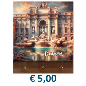 Appendichiave con Mattonella in Ceramica cm. 20x20 con stampa personalizzata € 5,00/cad.