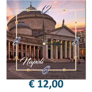 Orologio con Mattonella in Terracotta cm. 30x30 con stampa personalizzata € 12,00/cad.