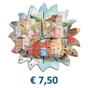 Orologio in MDF Sagomato di cm. 30 con stampa personalizzata € 7,50/cad.
