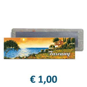 Magnete in Ceramica cm. 3x10 con stampa personalizzata € 1,00/cad.