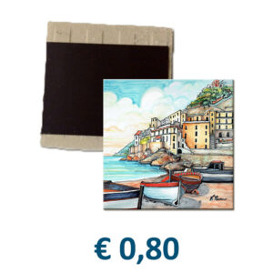 Magnete in Ceramica cm. 5x5 con stampa personalizzata € 0,80/cad.