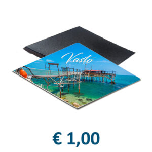 Magnete in Ceramica rombo con stampa personalizzata € 1,00/cad.