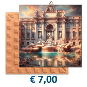 Quadro con Mattonella in Terracotta cm. 30x30 con stampa personalizzata € 7,00/cad.
