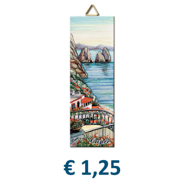 Quadro con Mattonella in Ceramica cm. 5x15 con stampa personalizzata € 1,25/cad.