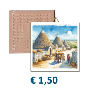 Quadro con Mattonella in Ceramica cm. 10x10 Antigraffio con stampa personalizzata € 1,50/cad.