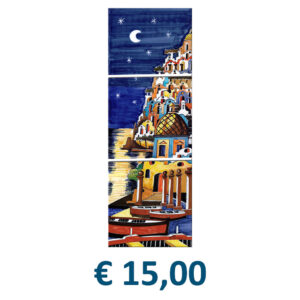 Mosaico cm. 10x30 con 3 Mattonella in Ceramica cm. 10x10  con stampa personalizzata € 15,00