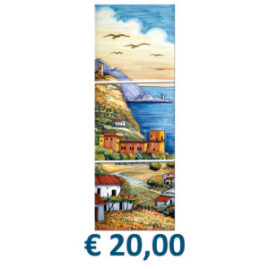 Mosaico cm. 15x45 con 3 Mattonella in Ceramica cm. 15x15 con stampa personalizzata € 20,00