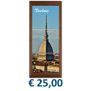 Mosaico cm. 20x60 con 3 Mattonella in Ceramica cm. 20x20 e cornice in Legno con stampa personalizzata € 25,00