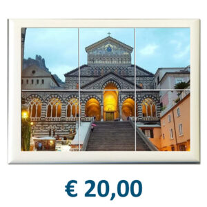 Mosaico cm. 30x20 con 6 Mattonella in Ceramica cm. 10x10 e cornice in Legno con stampa personalizzata € 20,00
