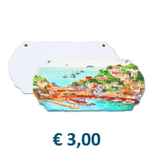 Plexiglass Bianco mm. 3 Sagomato al Laser di 200 cmq (Es.: Targa cm. 10x20) con stampa personalizzata € 3,00/cad.