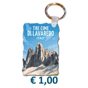 Portachiavi in Plexiglass Bianco mm. 3 di cmq 25 circa con stampa personalizzata € 1,00/cad.