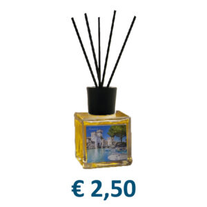 Profumatore d’Ambiente 50 ml con applicazione in MDF/Plexiglass e stampa personalizzata Essenza Limone € 2,50/cad.