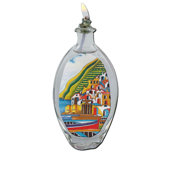 Lampada ad Olio 500 ml di varie Forme con stampa interna personalizzata € 10,00/cad. - immagine 3