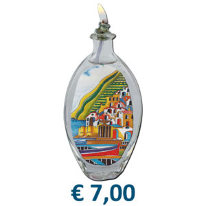 Lampada ad Olio 200 ml di varie Forme con stampa interna personalizzata € 7,00/cad.