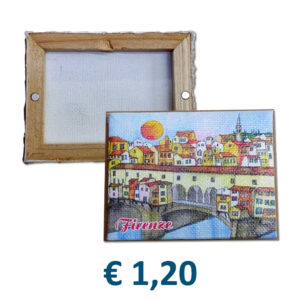 Magnete Tela Canvas rettangolare con stampa personalizzata € 1,20/cad.